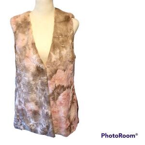 Renuarr Faux Fur Women's Vest Size Large
